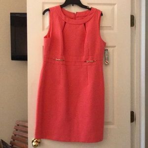 Tahari Coral dress. NWT.